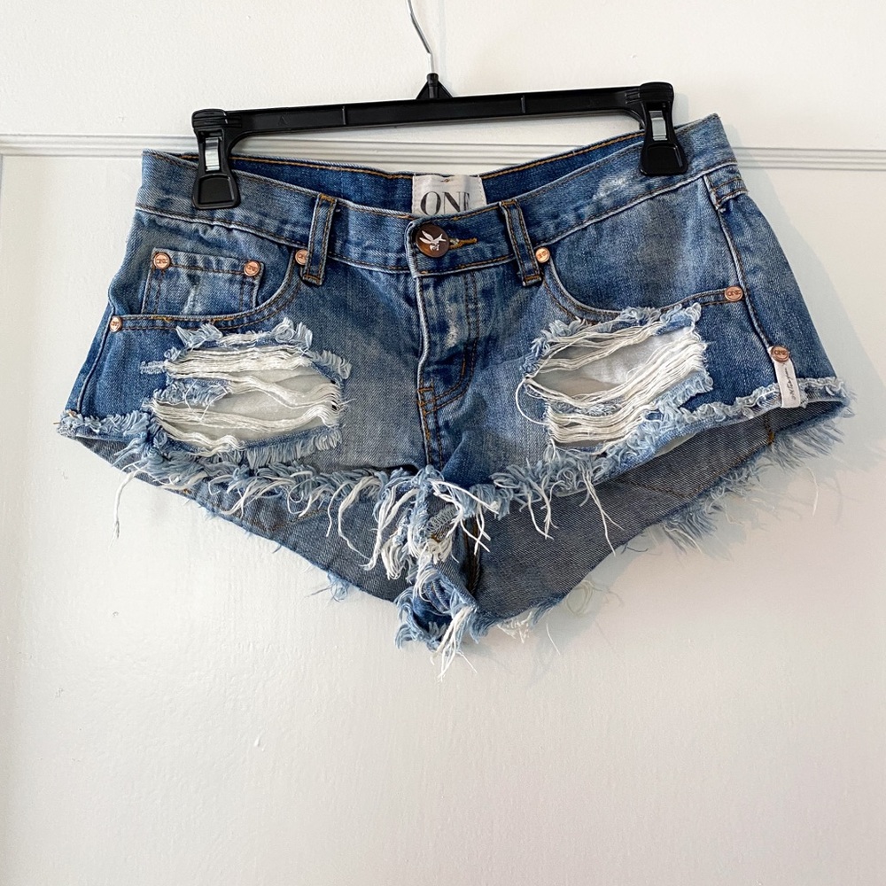 One Teaspoon Trash Whore shorts in Ford